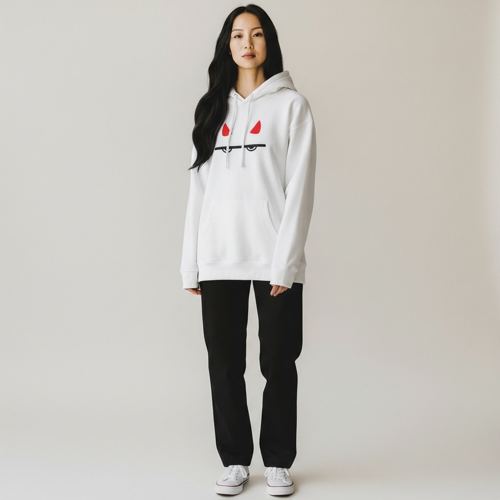 Odin New York White Lil Devil Graphic Hoodie - Picture 2 of 9